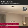 LED Pendelleuchte 3-Step-Dim Melira 2700K 1690lm 24W Schwarz matt, Gold Bild 2