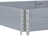 vidaXL Paletten-Aufsatzrahmen Grau 150x100 cm Massivholz Kiefer 4010303 Bild 5