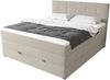 99rooms Madagaskar Boxspringbett Strukturstoff INARI Beige 160x200 cm Bonell-Federung Bild 4