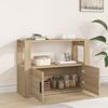 Sideboard, Kommode Sonoma-Eiche 80x30x60 cm Holzwerkstoff j3052p Bild 3