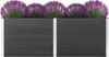 vidaXL Garten-Hochbeet 250 x 100 x 91 cm WPC Grau 49060 Bild 2