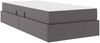 vidaXL Aufbewahrungsbett mit Matratze mit Matratze 2 pcs Grau Leder 3399598 Bild 5