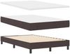 vidaXL Boxspringbett mit Kissen Dunkelbraun 120 x 200 cm Stoff 3338758 Bild 5