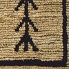 Casa Padrino Luxus Jute Teppich Beige / Schwarz 300 x 400 cm - Handgewebt Bild 3