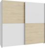Schiebetürenschrank SCHACH&MATT Kleiderschrank Weiß / Puccini Eiche ca. 201 x 191 x 62 cm Bild 4