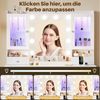 Dripex Schminktisch Großer Schminktisch mit Beleuchtung Steckdosen und Spiegel Bild 3