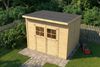 Alpholz Gerätehaus Alster Gerätehaus aus Holz Geräteschrank mit 19 mm Wandstärke Gartenhaus mit Montagematerial Bild 4