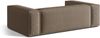 Micadoni Sofa Nuria 3-Sitzer Strukturierter Stoff Cappuccino Bild 3