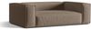 Micadoni Sofa Nuria 3-Sitzer Strukturierter Stoff Cappuccino Bild 2
