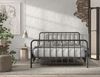 Vipack 'BRONXX' Metallbett, Schwarz matt, 160x200 cm Bild 3