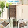 Klappschreibtisch Braun Metall Holz Home Office Multifunktional 70x52x70 cm Bild 5