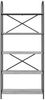 vidaXL Bücherregal Graues Sonoma 80 x 30 x 183 cm Holzwerkstoff 879890 Bild 5