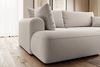 Selsey 'Ovo' Ecksofa mit Schlaffunktion, Ottomane links, Samt Creme Bild 3