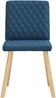 vidaXL Esszimmerstühle 6 Stk. Blau Stoff 3315499 Bild 4