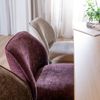 Bronx71 Barhocker Momo Chenille Lila 85 cm Bild 5