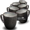 Moritz & Moritz Tafelservice SOLID 24tlg Geschirrset mit Tasse Grau (24-tlg), 6 Personen, Steinzeug, Kombigeschirr für 6 Personen Bild 3
