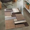 Carpetia Teppich Modern abstrakter Designerteppich mit Rechtecken in beige, rechteckig, Höhe: 13 mm Bild 4