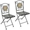 HTI-Living Gartenstuhl Metallstuhl 2er Set Marokko (Set, 2 St), Gartenstuhl Mediterran Bild 4