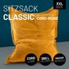 Lumaland Sitzsack Classic XXL Cord | Riesen Sitzsack XXL mit Softer Rippenstruktur – ideal zu Cord Sofa & Sessel Indoor Bean Bag für Wohnzimmer, Schlafzimmer & Co. - 380 L, 140x180 cm Bild 2
