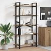 Bücherregal | Standregal Artisan-Eiche 100 x 33,5 x 178 cm Holzwerkstoff Bild 2