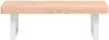 vidaXL Waschbeckenregal Wandmontage Stahl und Massivholz Buche 3302360 Bild 4