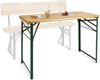 Stagecaptain Bierzeltgarnitur "Hirschgarten" kurzer Bierzelttisch 119 cm, (2-tlg), kann auch ebenso als Esstisch, Campingtisch & Beistelltisch dienen Bild 3