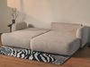 Selsey Tvoya Ecksofa mit Schlaffunktion, Ottomane rechts, Bouclé Beigegrau Bild 4