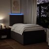vidaXL Boxspringbett mit Matratze Dunkelbraun 120x200 cm Stoff 3292751 Bild 5