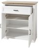 Schuhschrank JASMIN Garderobe in Pinie hell und Artisan Eiche 93x102 cm Bild 4