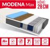 Matratze MODENA MAX Taschenfederkern 7 Zonen 120x200 H2/H3 28 cm Kokos HR Schaum Polyurethanschaum JERSEY Bild 3