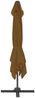 vidaXL Ampelschirm mit Aluminium-Mast 300x300 cm Taupe 44638 Bild 5