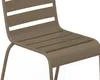 Vente-unique - MIRMANDE Garden dining set Metall Schokoladenbraun - B 80 cm59 cm x H 74,5 cm79 cm x L 160 cm47,5 cm Bild 5
