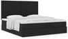 vidaXL Ottoman-Bett mit Matratzen Schwarz 200x200 cm Stoff 3313101 Bild 5