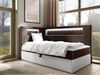 Boxspringbett 'Gladino Junior 3' braun 100x200 cm Links Bild 2