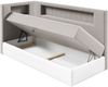 Boxspringbett 'Gladino Junior 3' braun 100x200 cm Links Bild 3