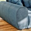 Bigsofa Geflechtstoff 310x135x86 blau MIRELLA Bild 5