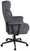Chefsessel Tamaro / Tiago XXL, Metall, Mikrofaser, Polyester, Anthrazit, 77 x 124 x 77 cm Bild 2
