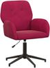 vidaXL Drehstuhl Weinrot 54 x 55 x 90 cm Samt 42034348 Bild 2