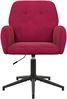 vidaXL Drehstuhl Weinrot 54 x 55 x 90 cm Samt 42034348 Bild 3