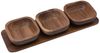 Zoha Servierschale Stripe Schüssel - Handgefertigte Akazienholz Schale für Dips, Snacks, (4-tlg), Handgefertigtes Akazienholz Bild 2