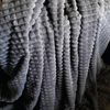Kuscheldecke Jacquard Flanell Anthrazit 180x200 cm Bild 3