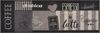 vidaXL Küchenteppich Waschbar Coffee Schwarz 60x180 cm Samt 136556 Bild 2