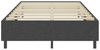 vidaXL Doppelbett Dunkelgrau Stoff 120x200 cm [3054723] Bild 5