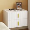 SoBuy FBT177-E-W Nachttisch, Spanplatte, Melamin, Weiß, 40 x 30 x 30 cm Bild 2