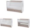 Lorelli Babybett Dream 60 x 120 cm umbaubar Schreibtisch Kinderbett Schaukelbett grau weiß Bild 2
