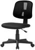 Dmora Stuhl mit Rädern Cefeo, Büroarbeitsstuhl, ergonomischer Bürositz, 49x43h81/93 cm, Schwarz Bild 2