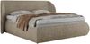Polsterbett mit Lattenrost, Doppelbett Bettkasten, Bettgestell mit Gasdruckfeder - CAELA CLASSIC - 180 x 200 cm - Dunkelbeige Struktur Bild 5