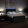 vidaXL Boxspringbett mit Matratze Schwarz 140x200 cm Stoff 3293612 Bild 5
