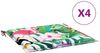 vidaXL Gartenstuhl-Kissen 4 Stk. Mehrfarbig 40x40x4 cm Stoff 361018 Bild 2