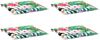 vidaXL Gartenstuhl-Kissen 4 Stk. Mehrfarbig 40x40x4 cm Stoff 361018 Bild 3